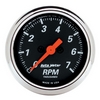 2-1/16" IN-DASH TACHOMETER, 0-7,000 RPM, DESIGNER BLACK